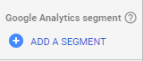 add a segment data studio