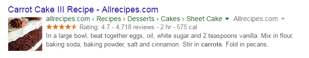 rich snippets on-page SEO