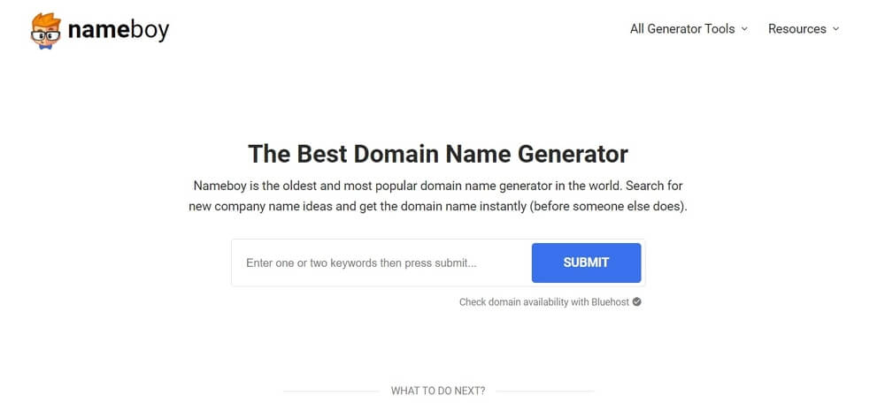 Nameboy Domain name Generator