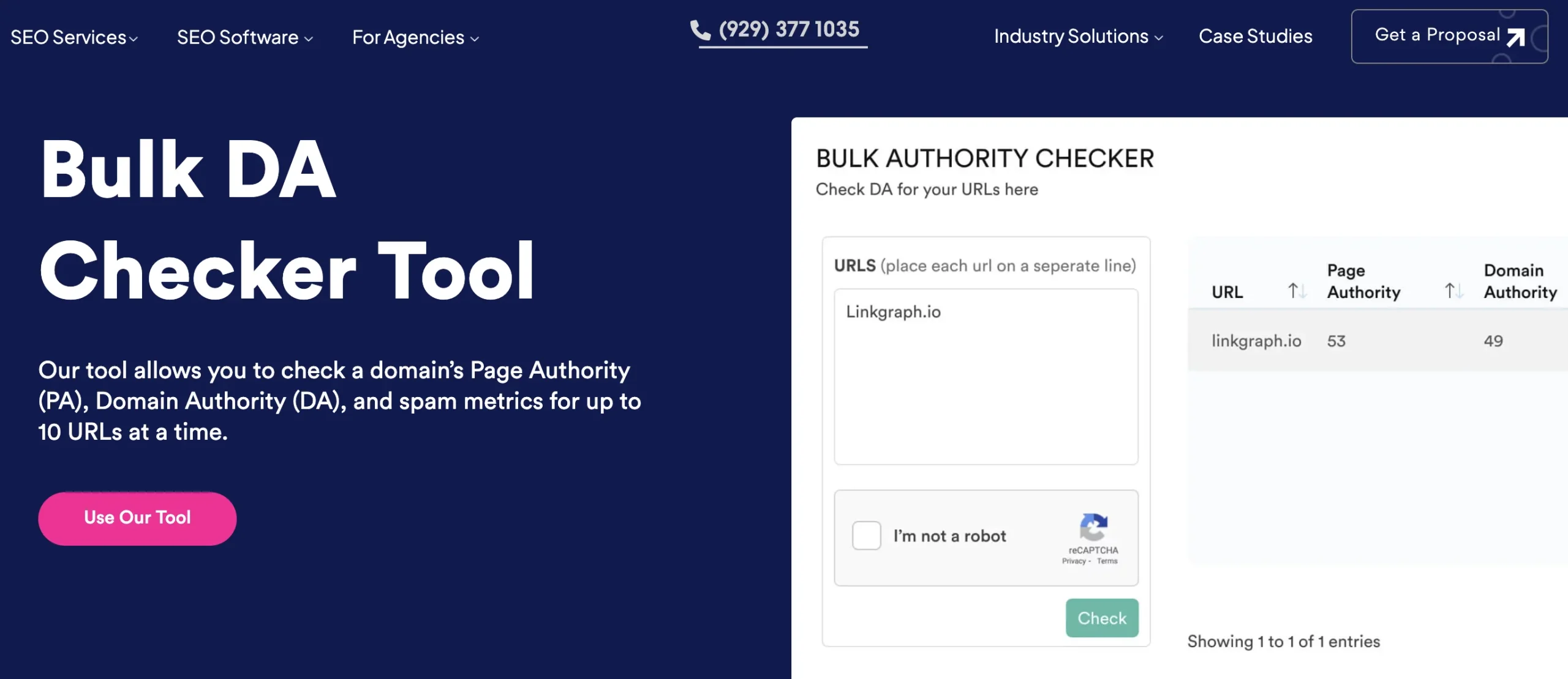 Free Domain Metric Checker