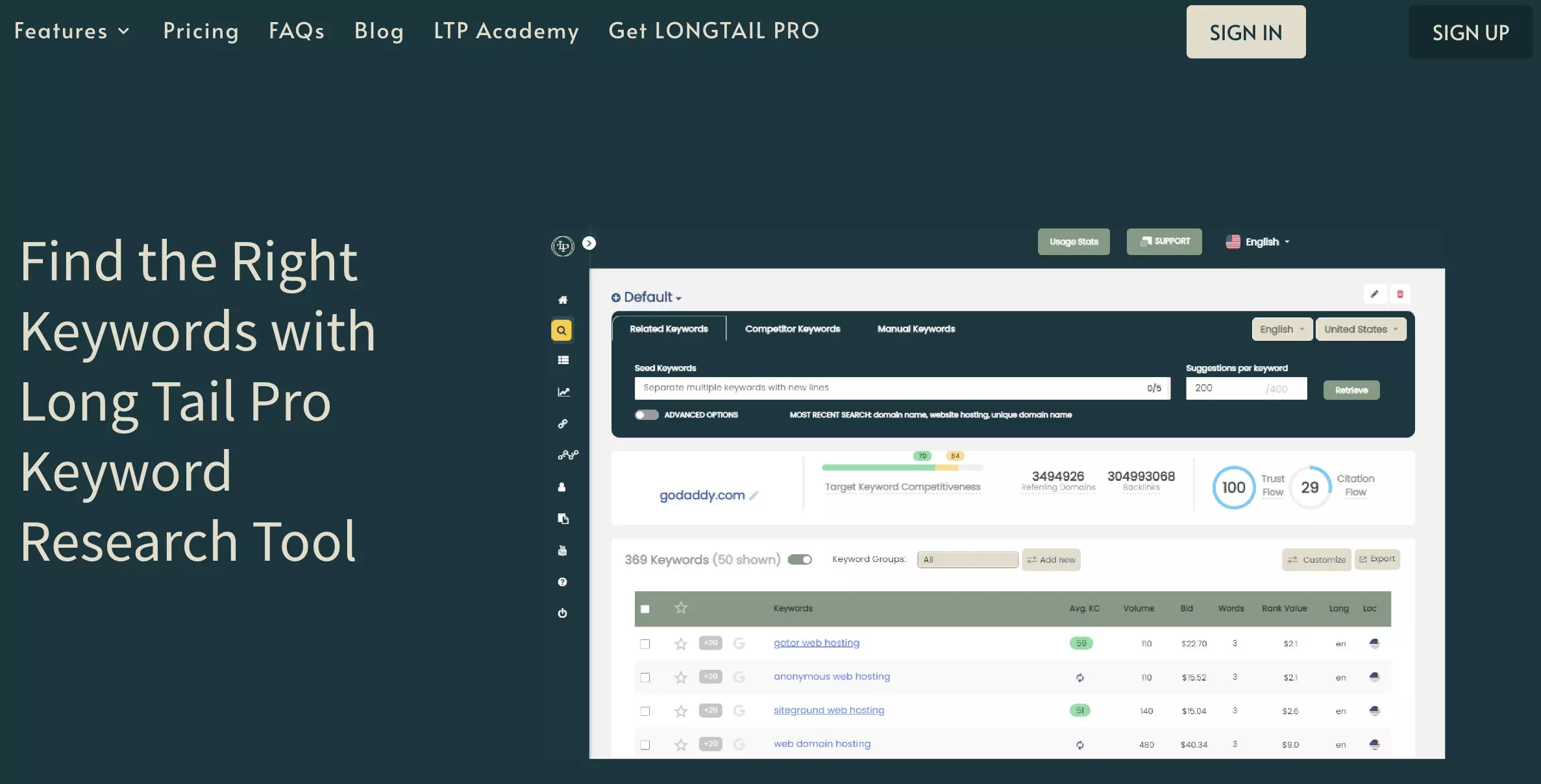 LongTailPro The Moz Alternative