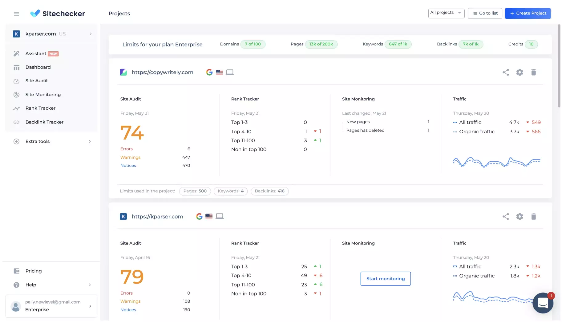 Sitechecker The Moz Alternative